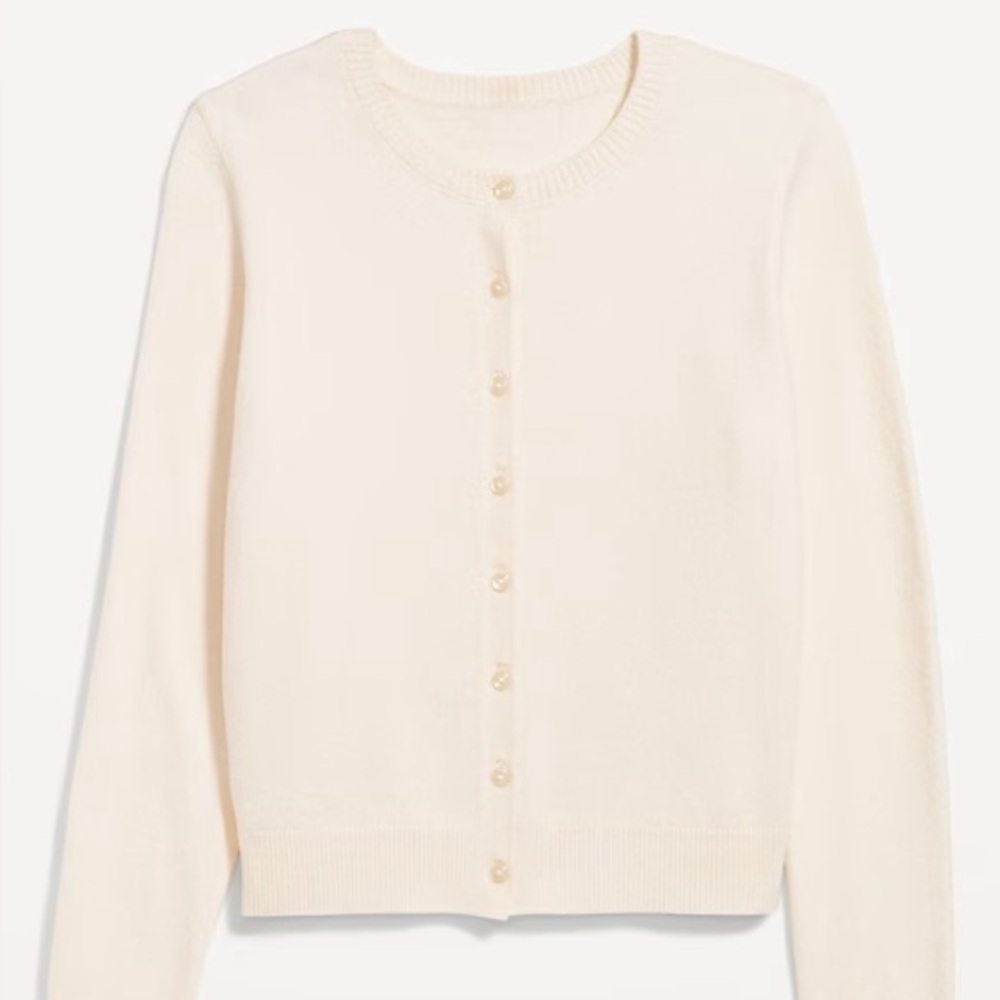 old navy sosoft cropped cardigan